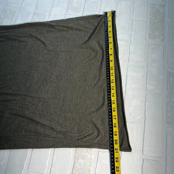 Natural Life jumpsuit Womens One Size Gray Green Wide Leg V-neck Pockets Comfy - Picture 12 of 15